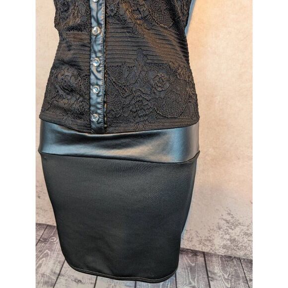 Metrofive Sheer back, low-cut mini dress. Small - Picture 3 of 6